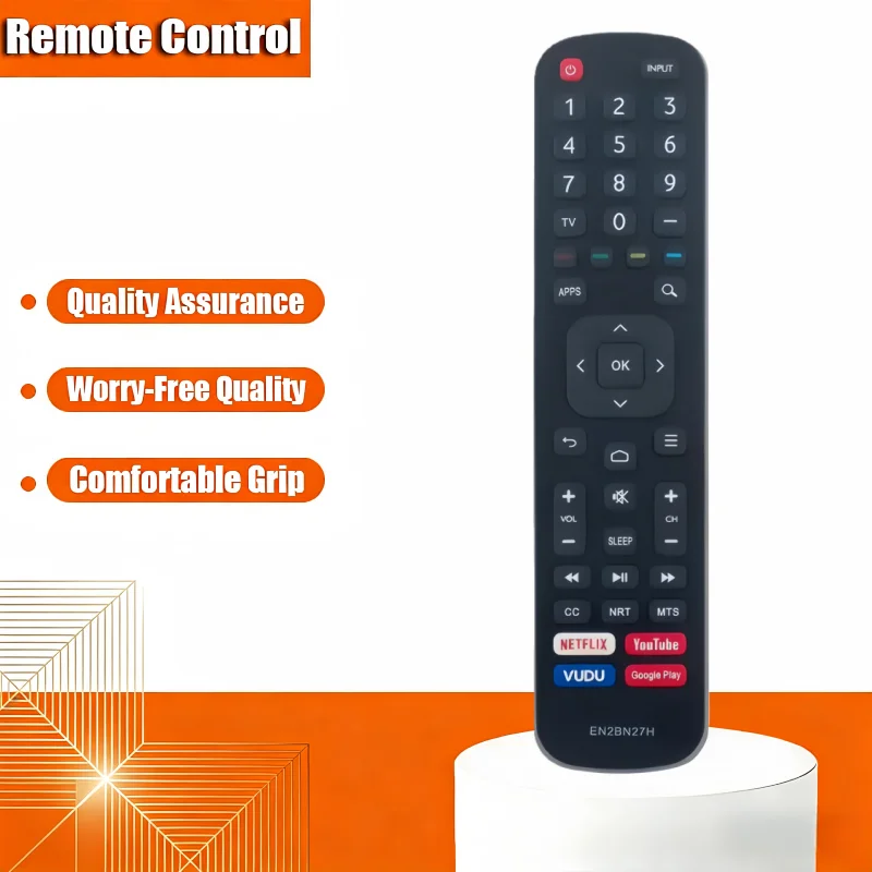 

EN2BN27H Replacement Remote Control For Hisense Smart TV 32H5500F 40H5500F 40H5570F 40H5580F 40H5590F 32H56G 40H56G 50Q7G 55Q7G