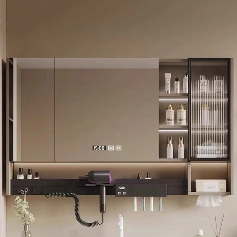Mirror Perfume Bathroom Cabinet Storage Organizer Makeup Universal Modern Funky Cupboard Luxury Vestidores Unique Furniture