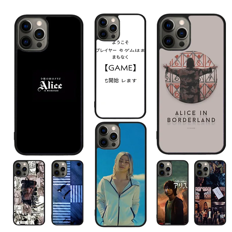 Funda de teléfono móvil Alice in Borderland, carcasa para iPhone SE2020, 15, 13, 14, 12 mini, 11 Pro Max, Apple 7, 8 Plus, XR, XS