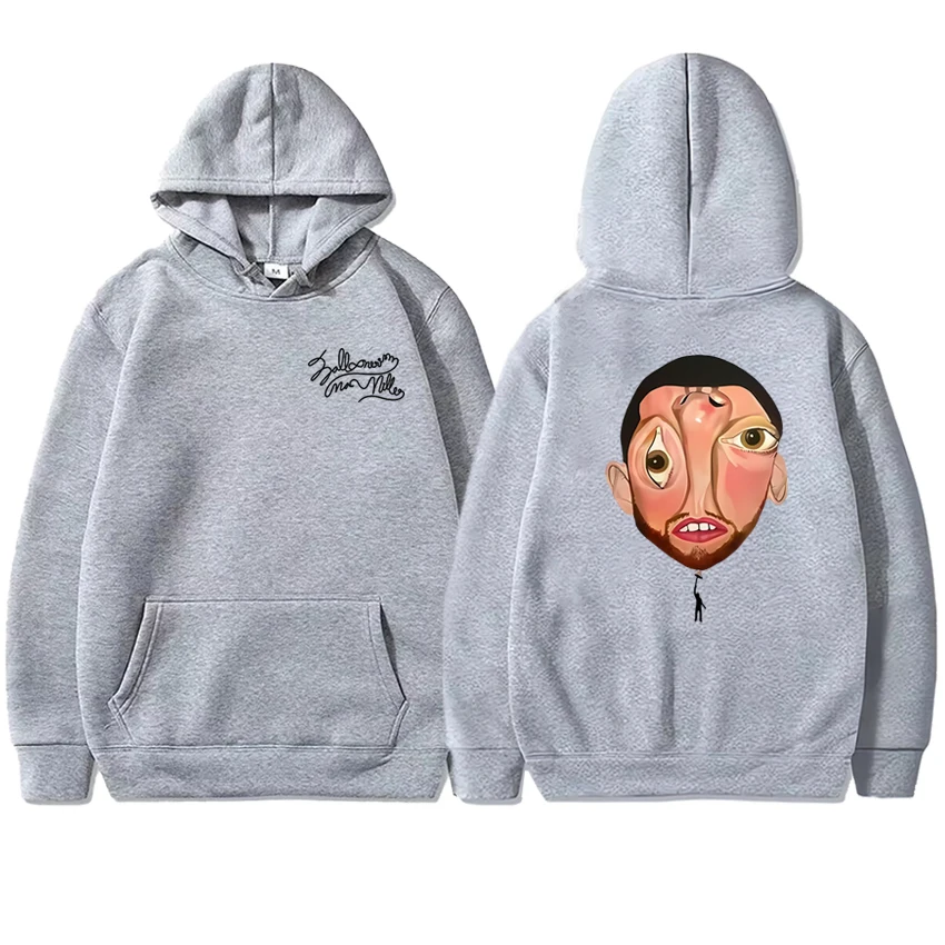 Novo macc miller balãoerismo álbum 2025 dupla face impressa hoodie unisex harajuku moda pulôver masculino feminino moletom de lã