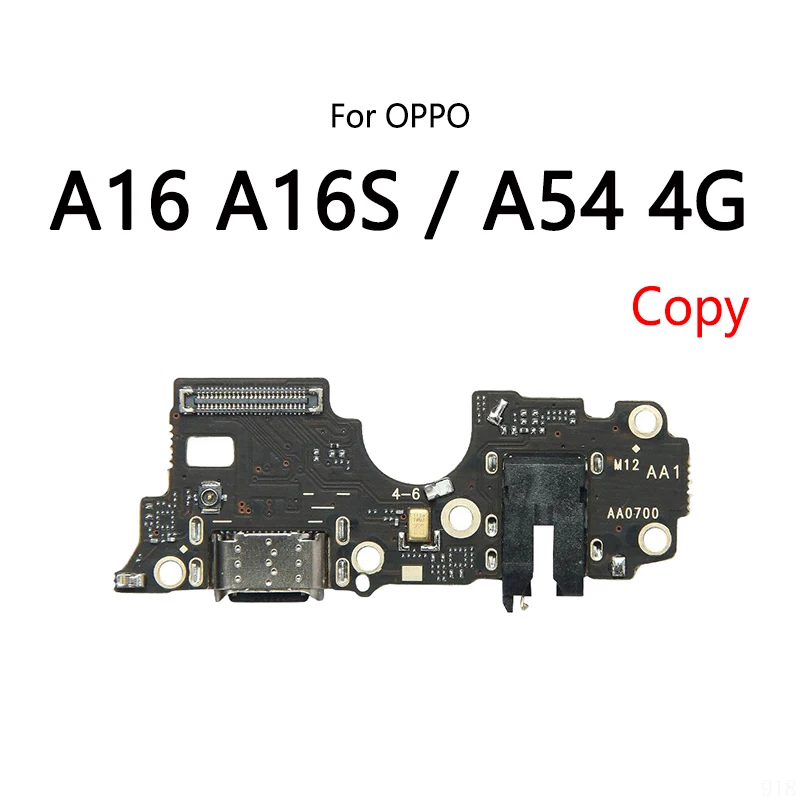 USB Charge Dock Port Socket Plug Connector Flex Cable For OPPO A15 A15S A35 A16 A16S A54 Charging Board Module