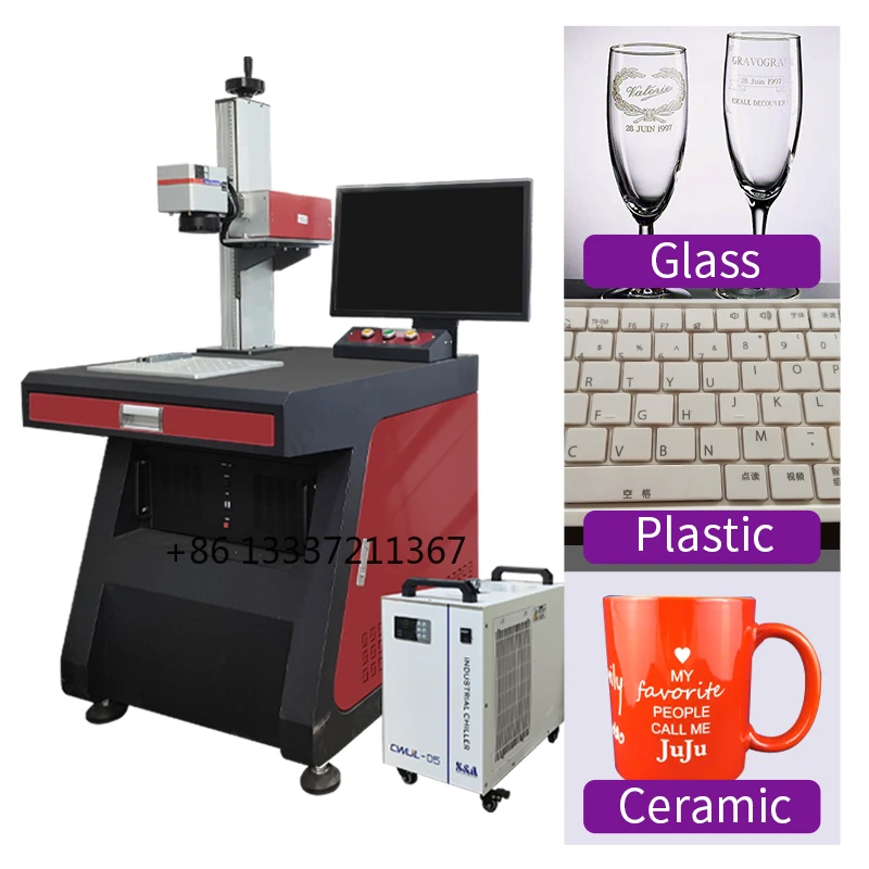 ZIXU JPT UV  Marking Machine High Speed Tumbler Metal Keyboard Glass PCB PE Marking QR Coding  Engraving Machine