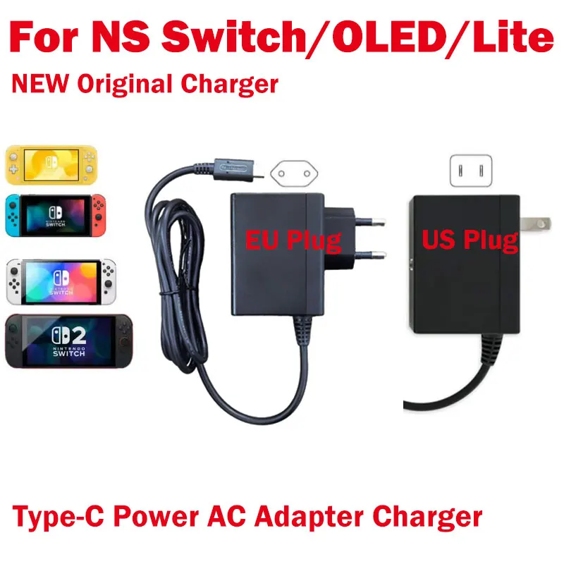 NEW Original HAC-002 Power Adapter For Nintendo Switch charger For