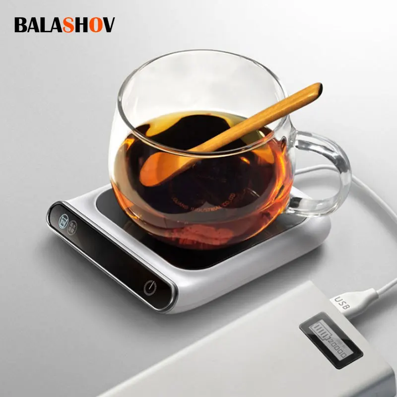 

New Drinkbaar Koffie Mok Cup Warmer Voor Bureau Gebruik Home Office Smart Elektrische Drank Warmer Met 3 Temperatuur Instellinge