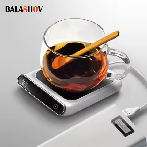 New Drinkbaar Koffie Mok Cup Warmer Voor Bureau Gebruik Home Office Smart Elektrische Drank Warmer Met 3 Temperatuur Instellinge