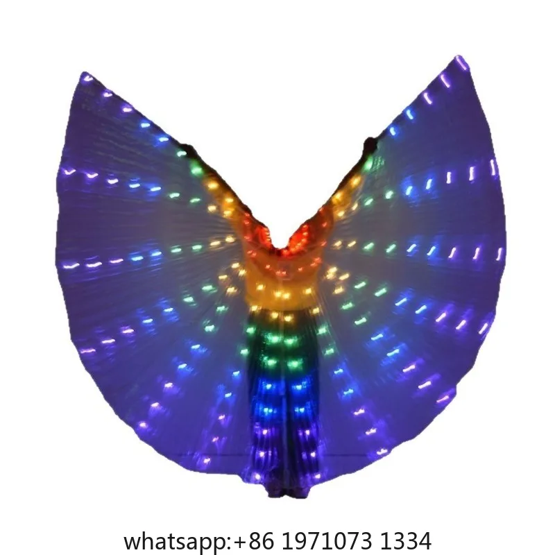 Children's belly dance costumes, butterfly wings, lamp backing decorations, props, and cloaks that glow