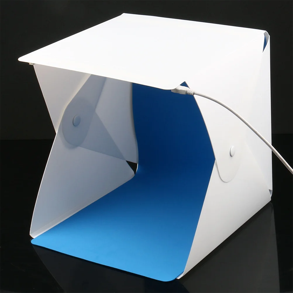 

1Set 20Cm Portable Photo Foldable Lighting Tent for Product Photography USB Powered Smooth Illumination Detail