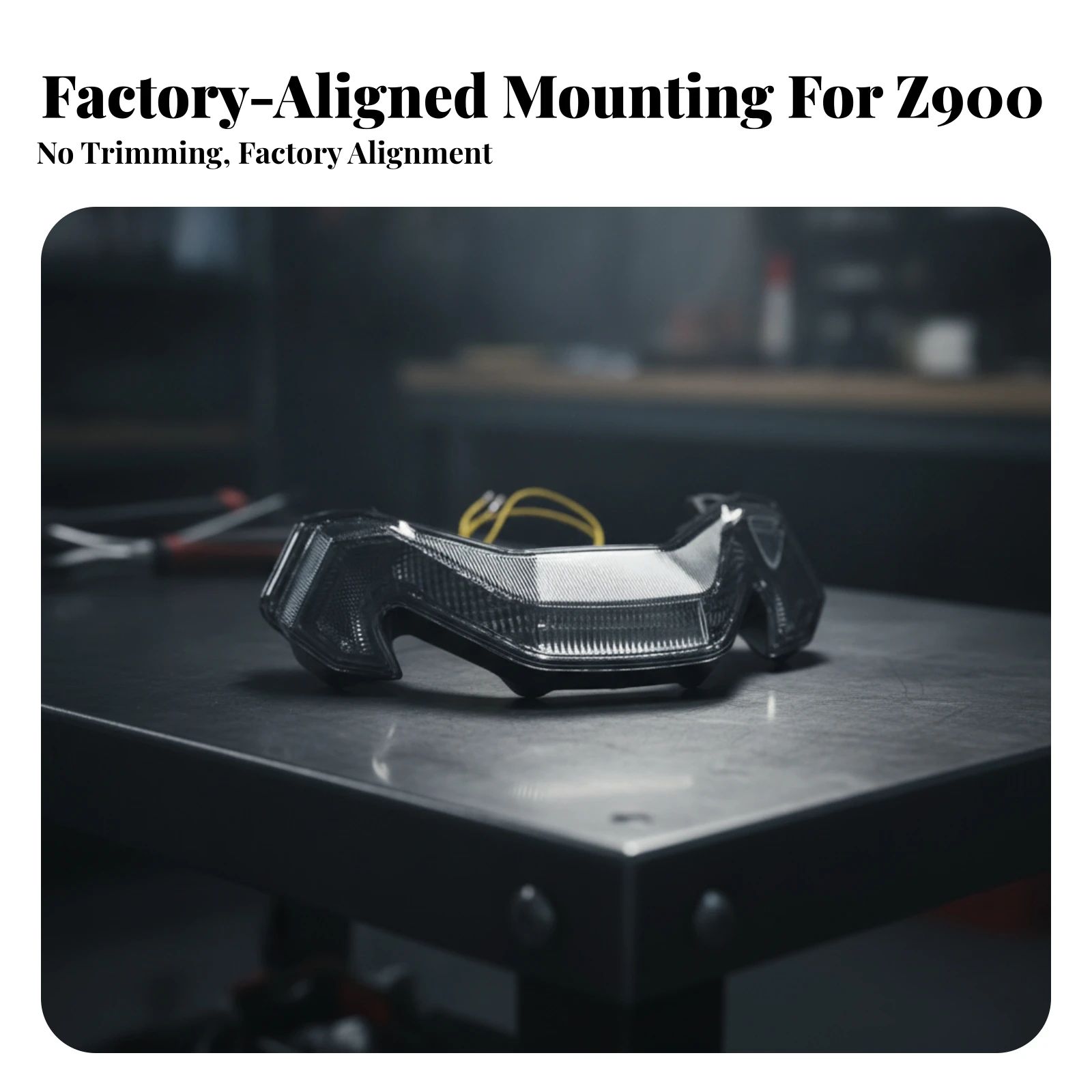 Rear Tail Light Assembly Aftermarket Integrated LED Tail Light Motorcycle Taillight Assembly Sleek Easy Install