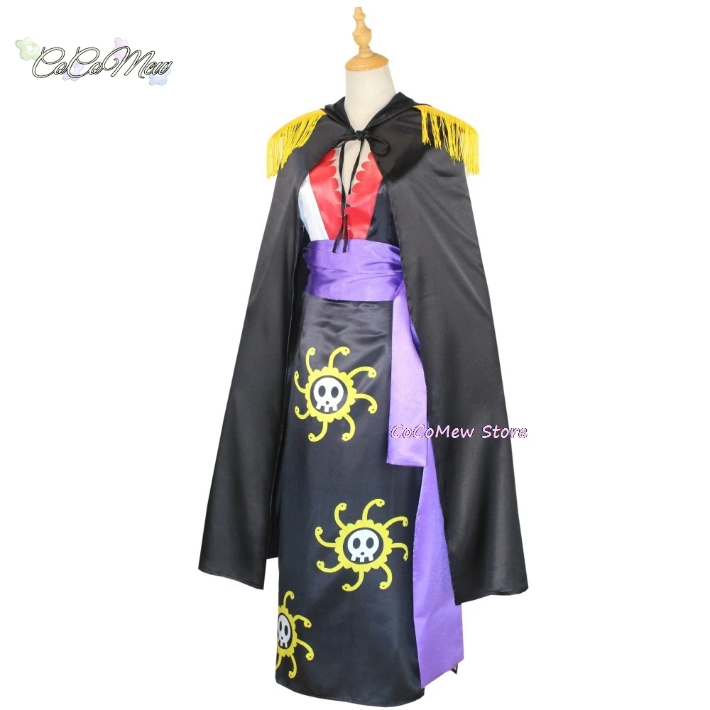 Anime Boa Hancock Cosplay Costume Tops Skirt  Accessories Suit Oka Shichibukai Female Emperor Role Play Cheongsam Halloween
