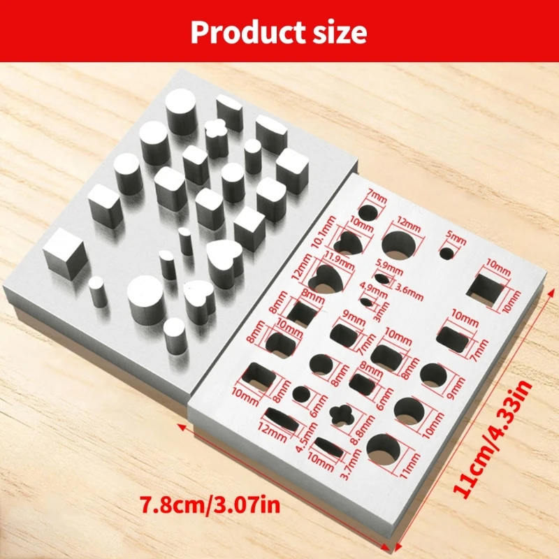 Efficient Jewelry Set with Round Square Flower and Heart Cutting Molds for Professional Crafting and Repair
