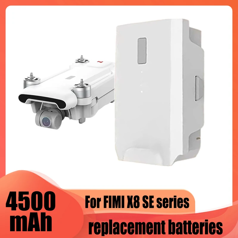 11.4V 4500mAh, for FIMI X8 SE 2020, FIMI X8SE 2022 V2 remote control drone battery replacement, instant protection,fast charging