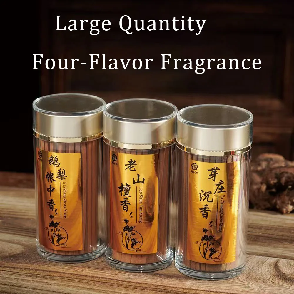 One Can Contains about 100 Pieces of Canned Western Incense Sticks, Traditional Handmade, with Long-Lasting Fragrance and a Long Burning Time, Suitable for Home, Office, and Entertaining Guests, Freshening and Purifying the Air, Calming the Mind