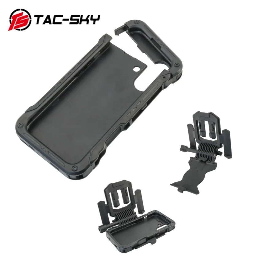 TS TAC-SKY Tactical Hunting and Shooting Outdoor Gear Phone Mount, for Molle Vests, Compatible with IPhone 16