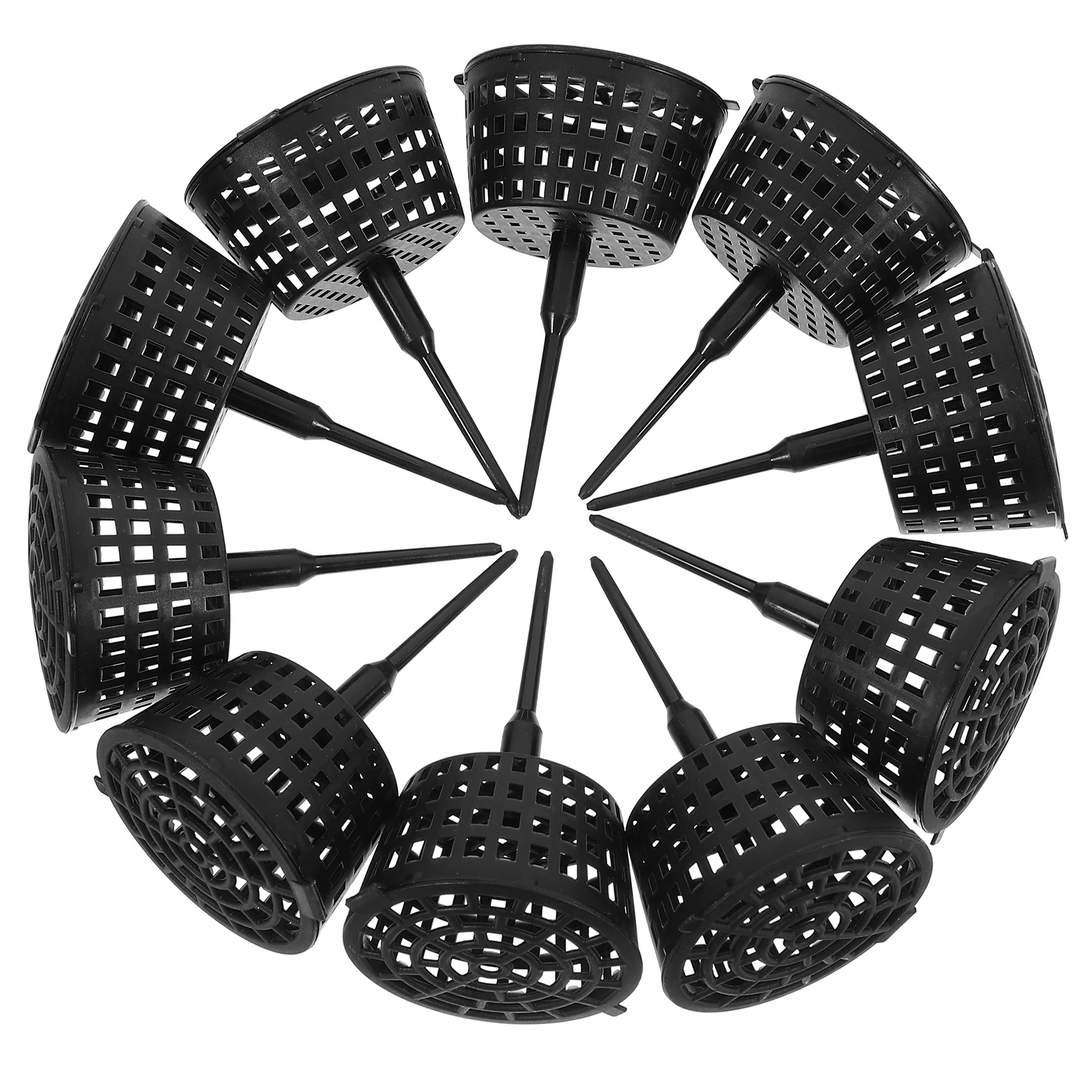 

10pcs Box Plastic Basket Gardening Supplies Container Bonsai Manure Spike Garden Tools Accessories