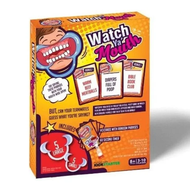 Watch Ya \'Mouth Family Board Game - Perfect for Family Fun and Laughter