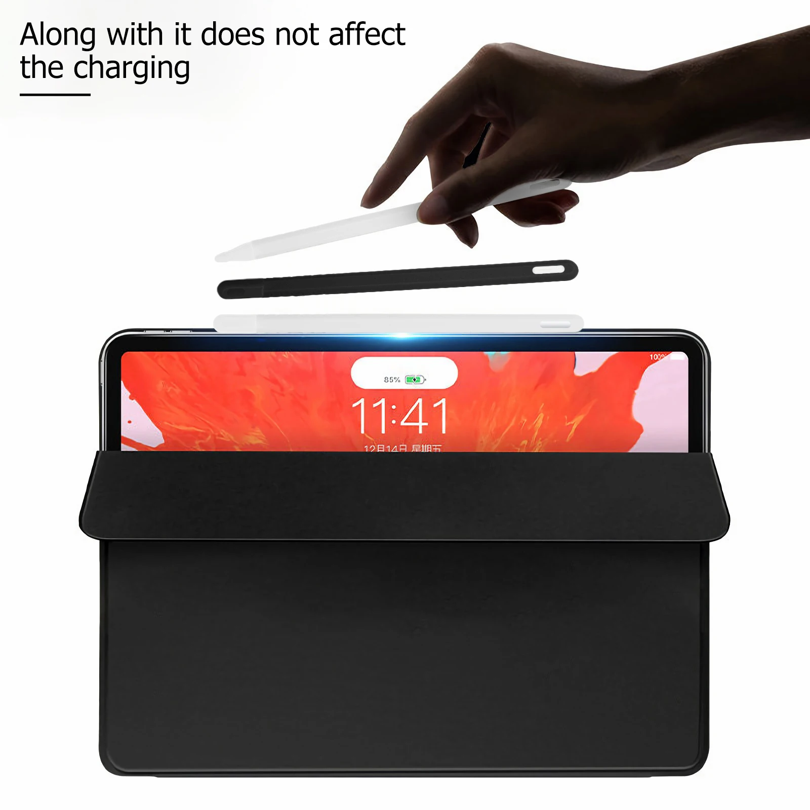 

2pcs Stylus Pen Case Silicone Cover For Pencil 2 Durable Pen Sleeve Scratch Resistant Non-Slip