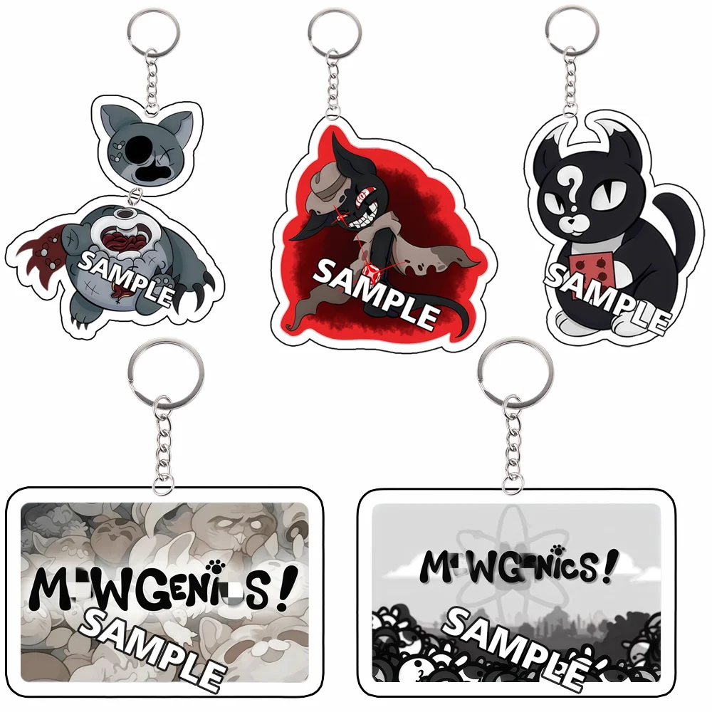 Llavero de acrílico Gambit Guillotina Zodiac para periféricos de videojuegos, colgante decorativo personalizado de dibujos animados, exquisito regalo festivo