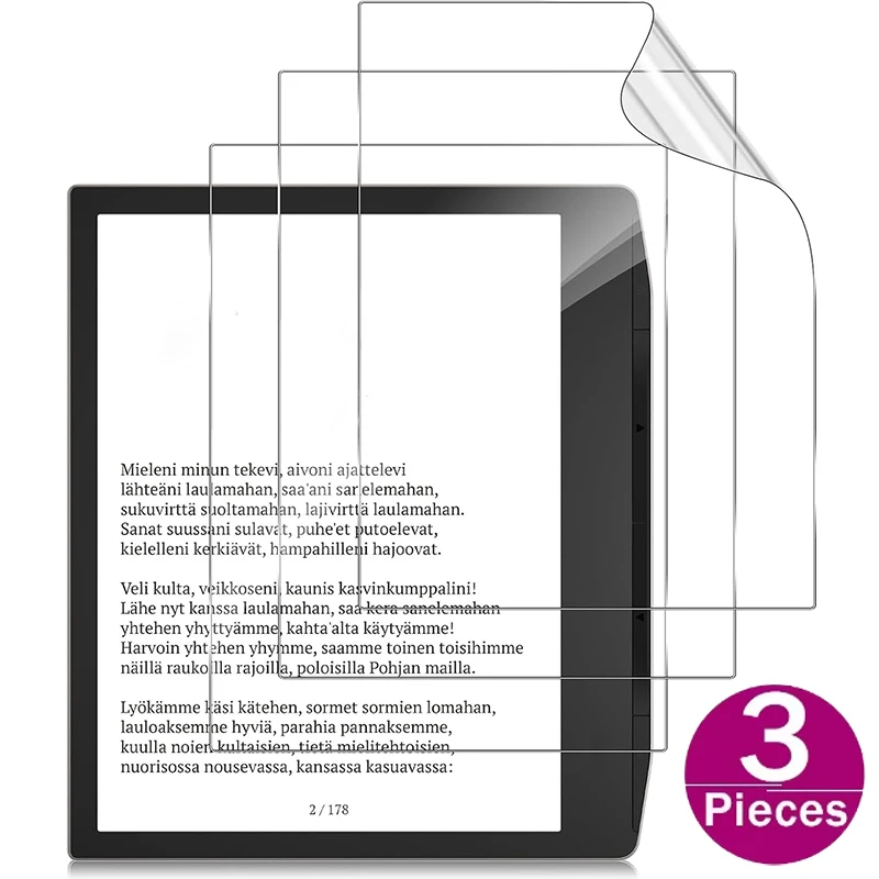 HD Clear/Frosted Matte Screen Protectors For PocketBook Era/Era LITE Readers PET Soft Films Full Cover Protective Film