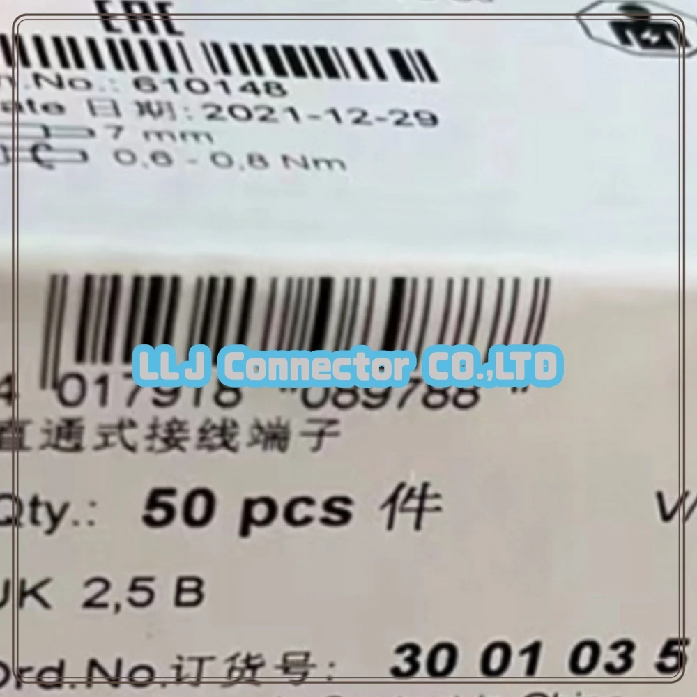 100pcs/lot UK2.5B 3001035 Connector Electronic components
