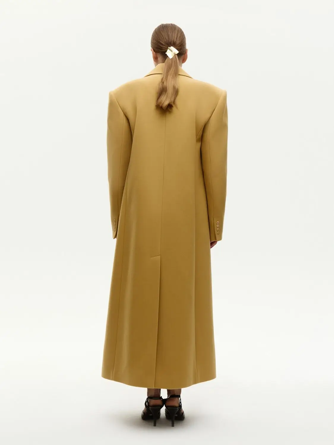 

Patchwork Turn-Down Collar Women's Coats High Street Slit Buttons Loose Jackets Straight Casual Tops Autumn New Fashion Outwear