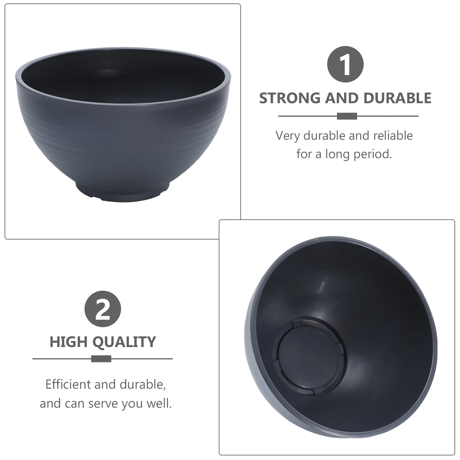 

1 Piece Faux Stone Planter Pot 30cm Deep Grey Hydroponic Pots Large Water Basin Balcony Yard Garden Plastic Flowerpot Plant