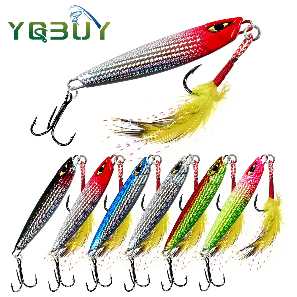 

1pcs Fishing Lure 7g/10g/15g/20g/30g Metai Jigging Hook Fishing Spinner Bait Laser Metal Jig vib Spoon Fishing Lure