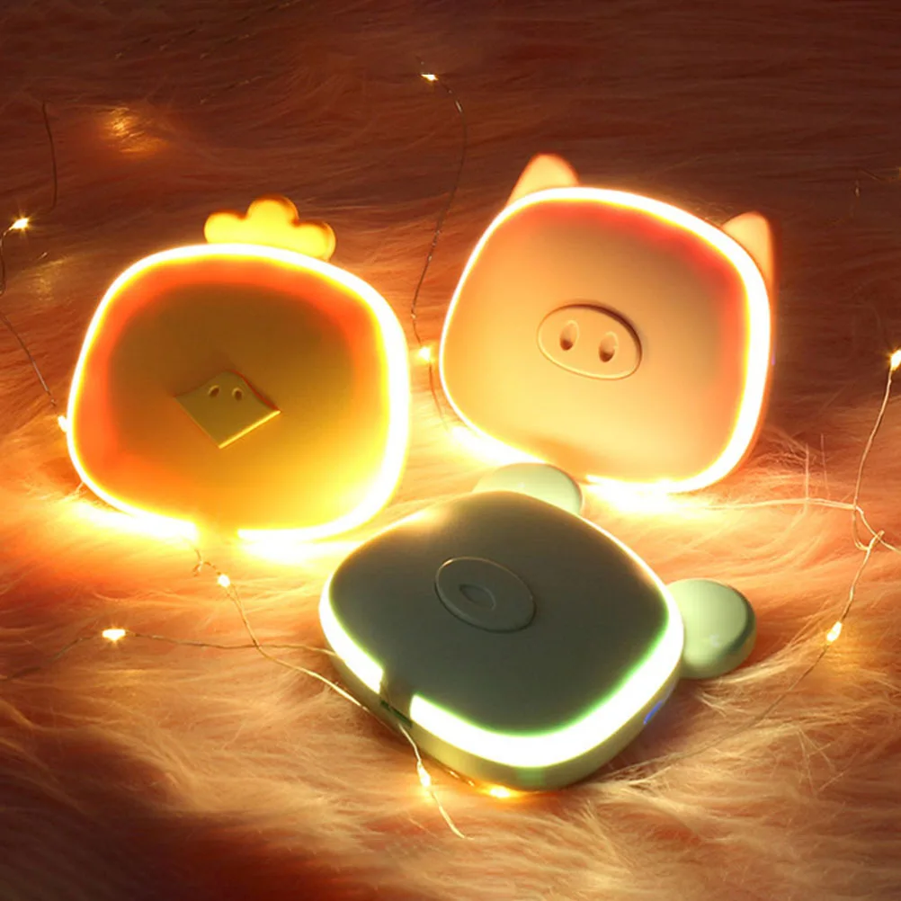 

1pc Rechargeable Usb Hand Warmer Durable Electric Portable Mini Double Warming Outdoor Winter Gift Holiday Festival Compact