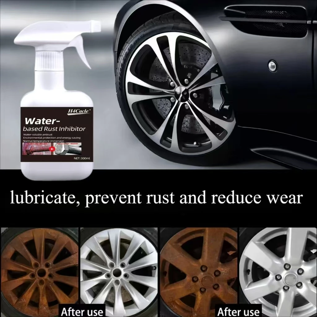 Water-based Rust Inhibitor Multi-purpose Car Rust Remover Derusting Spray Auto Home Cleaning Metal Paint Clean Anti-Rust