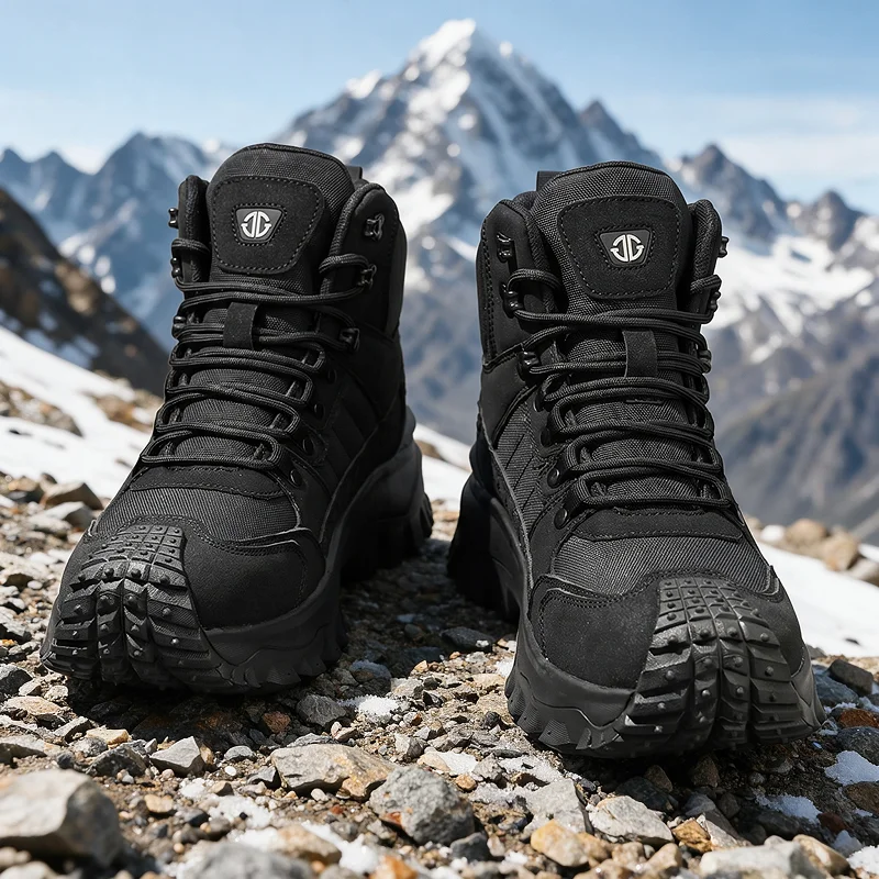 Men's Low-Cut Fashionable and Comfortable Hiking Shoes, with Non-Slip and Wear-Resistant Serrated Soles, Excellent Grip, Comfortable Lining, Suitable for Both Sports and Leisure, Ideal for Outdoor Hiking, Mountain Climbing, and Camping