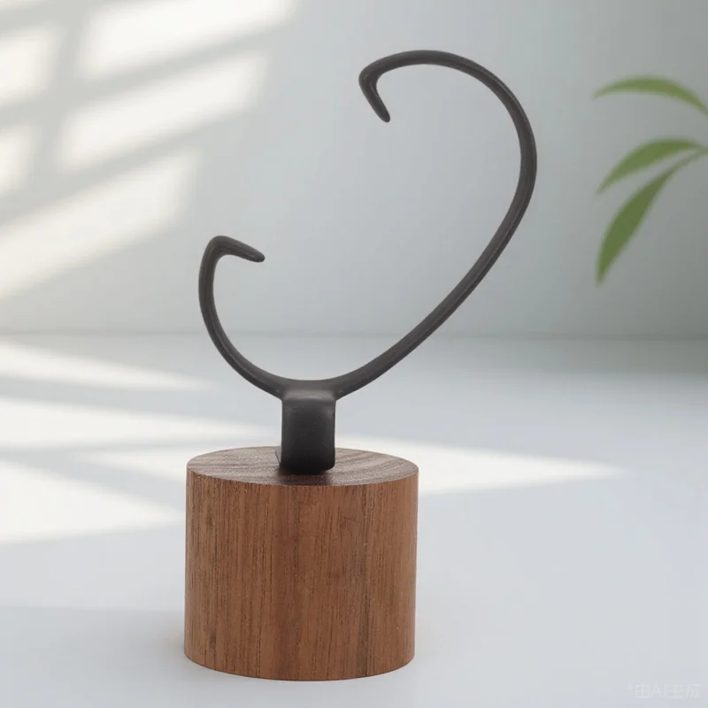 

Watch Display Stand Wood Base Plastic Holder Durable Detachable Solid Loop for Wrist Watch Storage Display