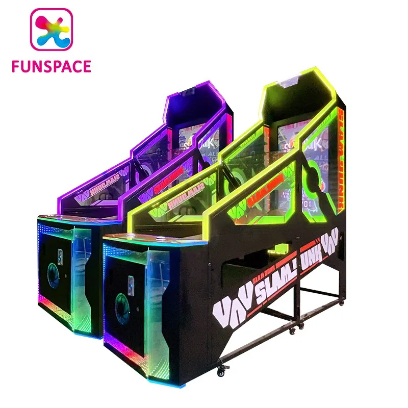 Funspace Coin Operated Machine Arcade Game Hoop Dreams Basketball Arcade Game Machine