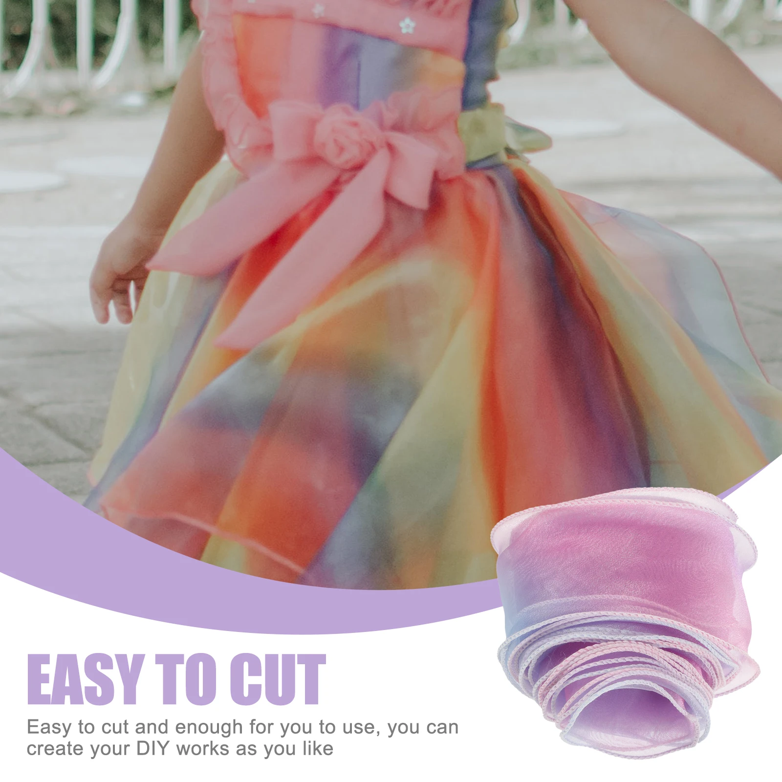 

1 Roll Ruffle Tulle Ribbon Wide Lace For Sewing Decorative Dress Fabric Diy Craft Fabric Clothing Diy Trim Sewing Lace Trim