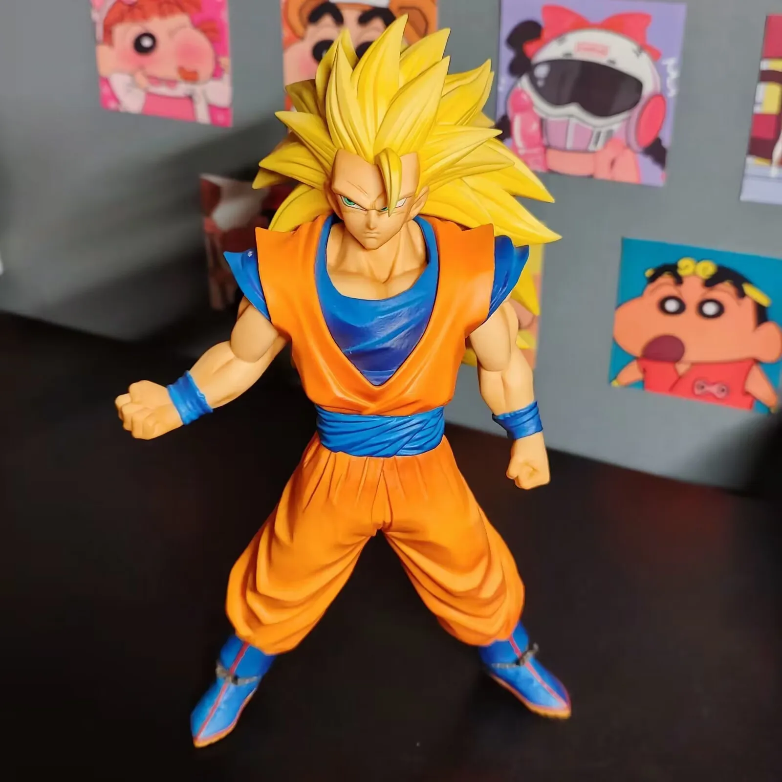 

Anime Dragon Ball Handmade Doll Sun Wukong Super Saiyan 3 Model Play Doll Ornament Model Ornament Birthday Gift Toy Collectibles