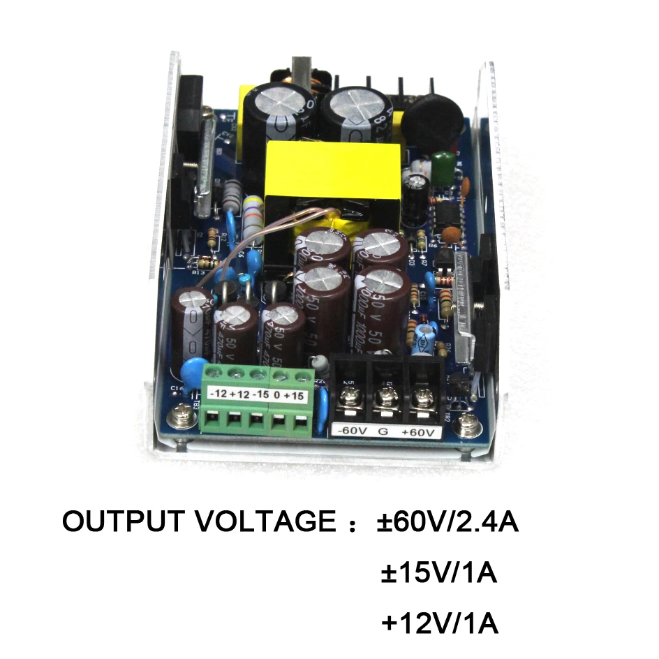 Imagem -04 - Amplificador de Potência de Tensão Negativa Positiva Potência de Comutação 5-way 300w ca para dc 110v 220v 12v 15v 24v 36v 42v 48v 55v 60v