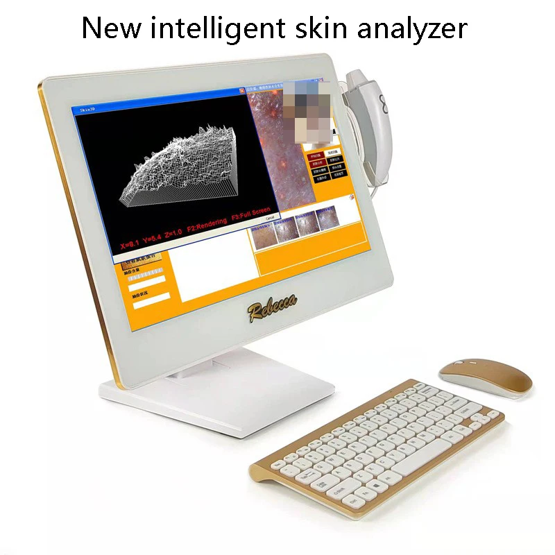 Intelligente huidanalysator Vochtanalysatie Oliegehalte Tester