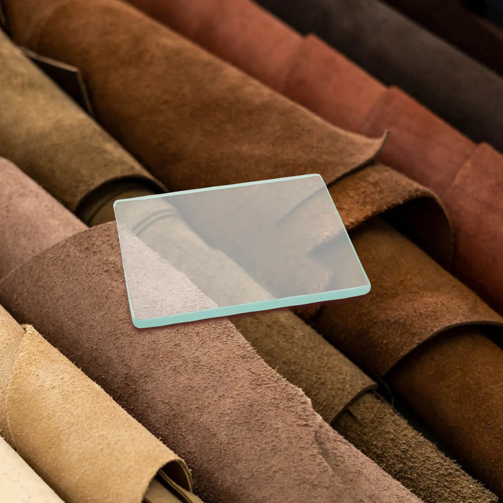 

Прочный инструмент для полировки из закаленного стекла с закругленными краями и гладкой поверхностью для рукоделия и работы с кожей