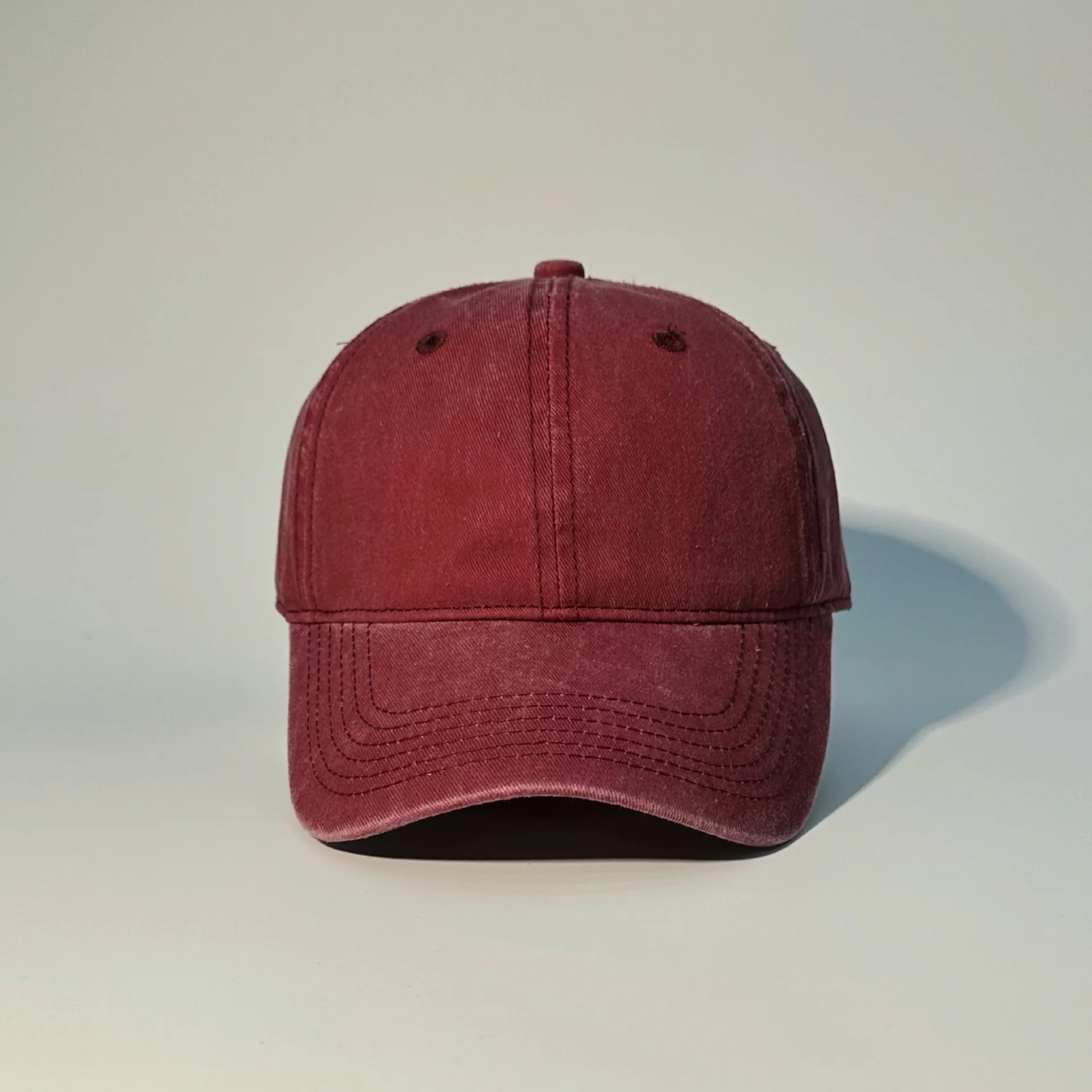 Basic Cotton Baseball Caps Women Men Hat Versatile Colors