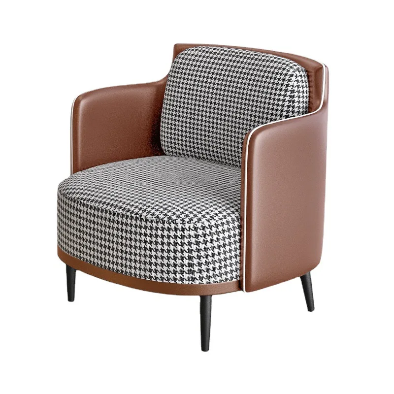 

Light luxury reception negotiation table and chair combination designer leisure hotel