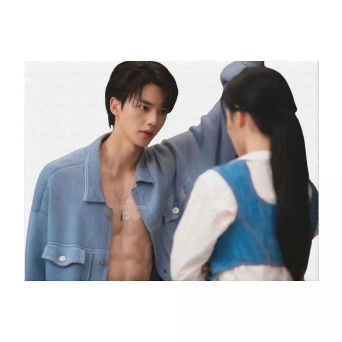 

My demon Song Kang and Kim Yoo-jung Throw Blanket christmas gifts cosplay anime for sofa blankets and throws Blankets