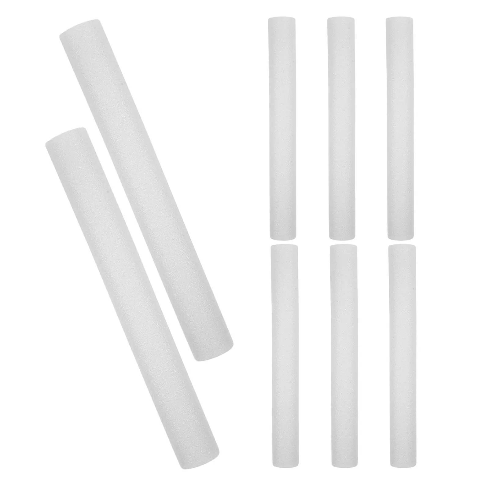 8Pcs Floral Foam Rods White 40Cm Flexible Craft Cylinders Stem Support for DIY Flower Arrangements Bouquet Grip