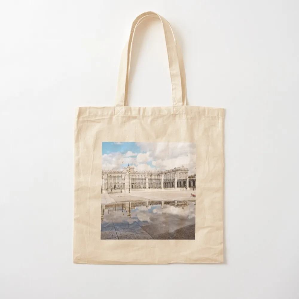 Madrid Royal Palace After Rain Tote Bag