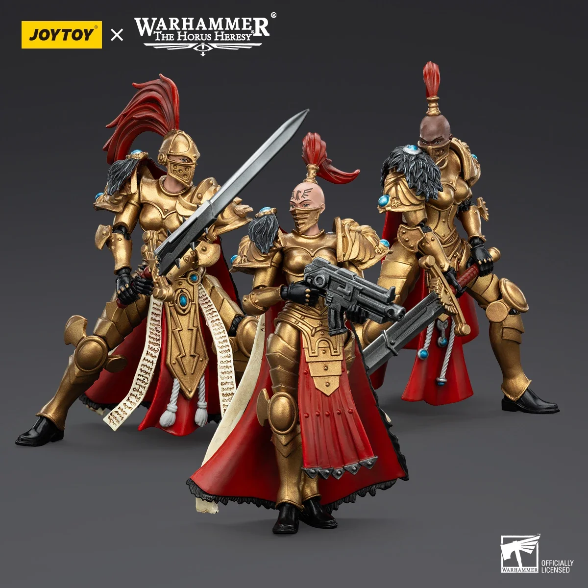 [Pre-Sale] JOYTOY Warhammer Horus Heresy Action Figure Sisters of Silence Anime Figurine Joint Movableรุ่นสะสมของเล่น