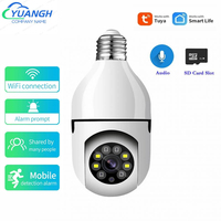 Tuya Smart Home 2.4G E27 Bulb Wifi Surveillance Camera 3MP HD Security Video Surveillance Supprt Two Way Audio