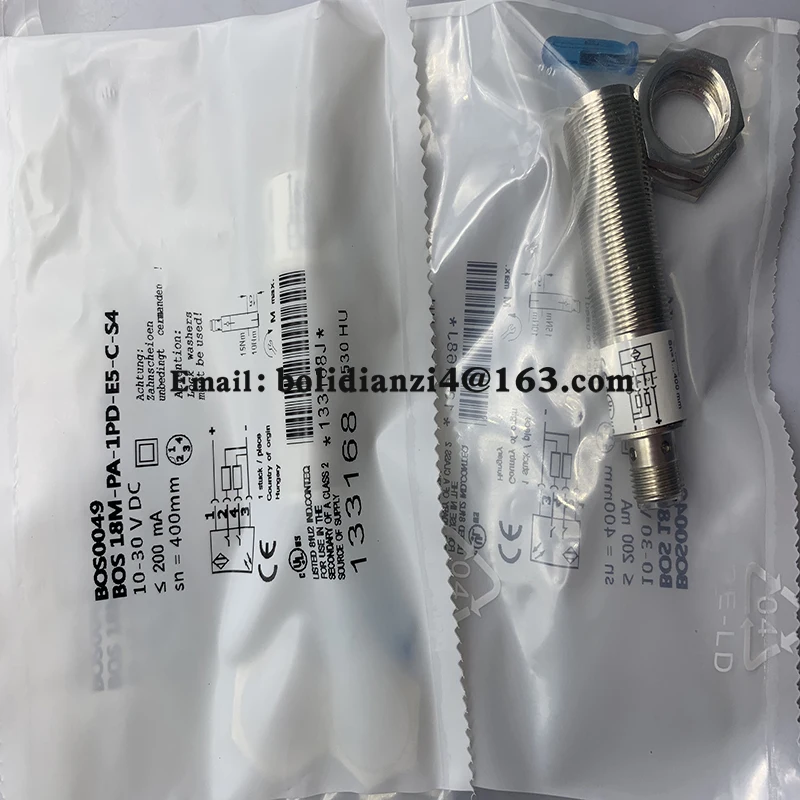 Original sensor BOS0049 BOS 18M-PA-1PD-E5-C-S4 BOS0045 BOS 12M-PS-1PD-S4-C In stock