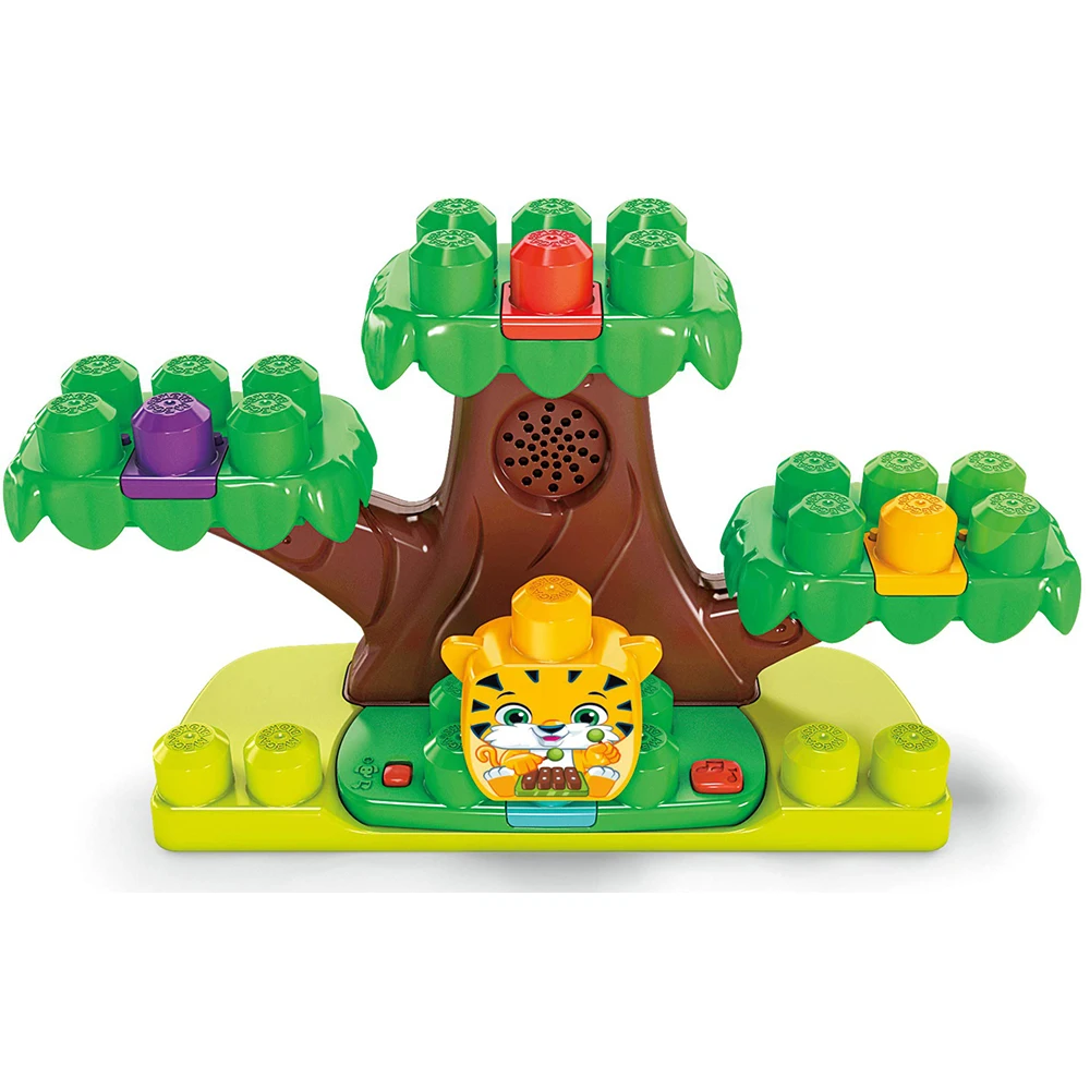 Mega Bloks Jungle Treehouse Band musical combinations Musical Toy Electronics Toy for Children Gift for Child Interactive Toy