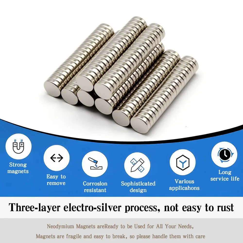 10x3mm Super Powerful Round Magnet Neodymium Magnet NdfeB N35 Strong Permanent Magnetic imanes Refrigerator Magnet
