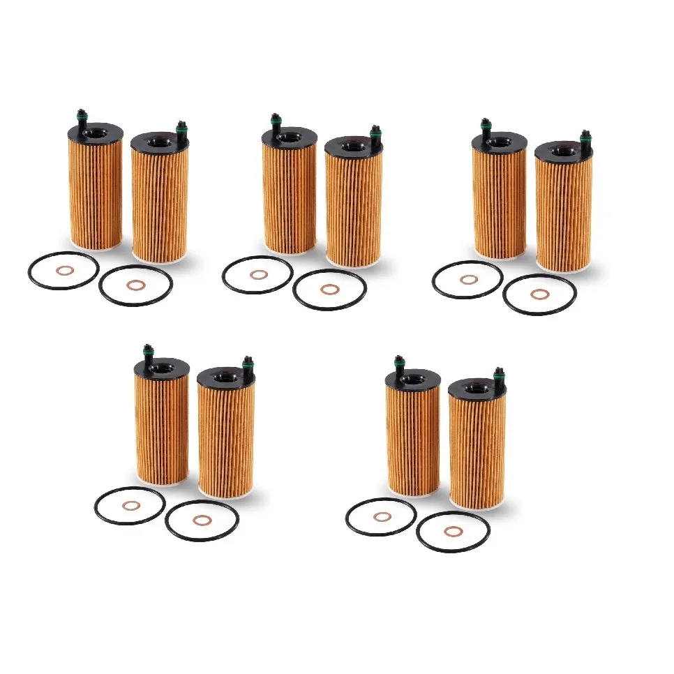 

10PCS 11428507683 Oil Filter for BMW 328D/328D XDRIVE 2.0L L4 (2014-18); 535D/535D XDRIVE 3.0L L6(2014-16); 740LD/740LI XDRIVE
