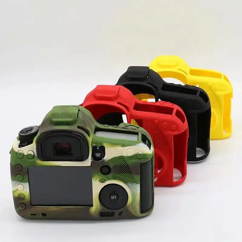 Silicon Armor Case Body Cover Protector Frame Skin for Canon EOS 5DMark III 5DIII 5D3 5Ds 5Dsr DSLR Camera Protective Video Bag