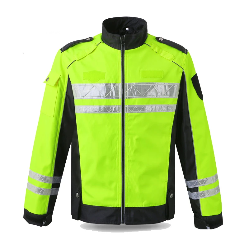 Riding Jackets Motorcycle High Visibility Reflective Jackets for Men Raincoat Men Waterproof Bike Hi Vis Workwear Rain Jacket