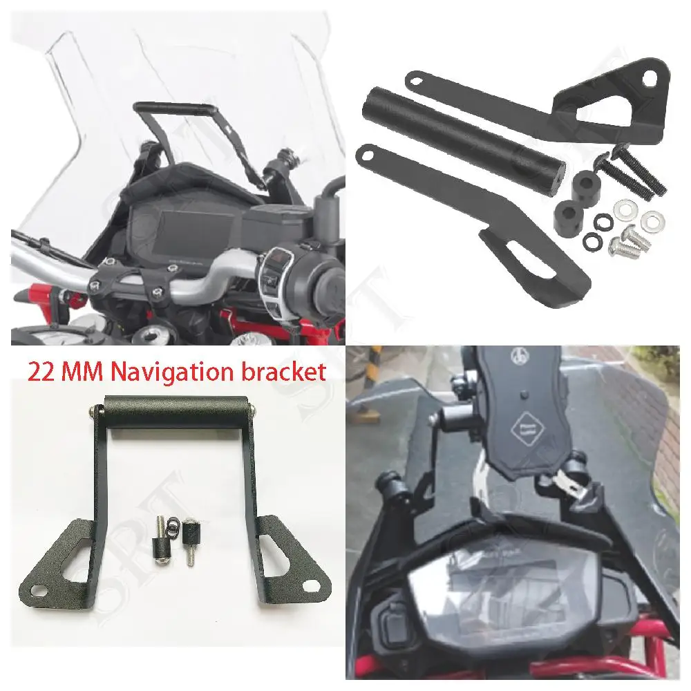 

Fits for Moto Guzzi V85 TT V85TT 2019 2020 2021 Motorcycle GPS Navigation And SMART PHONE Adapt Plate Holder Bracket